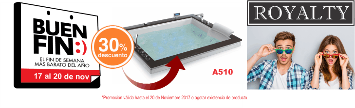 RegaderasVIP's tweet image. Buen Fin:  Tina con Hidromasaje A510 en 30% de descuento durante el Buen Fin.  Link: regaderasvip.com/TA510.html