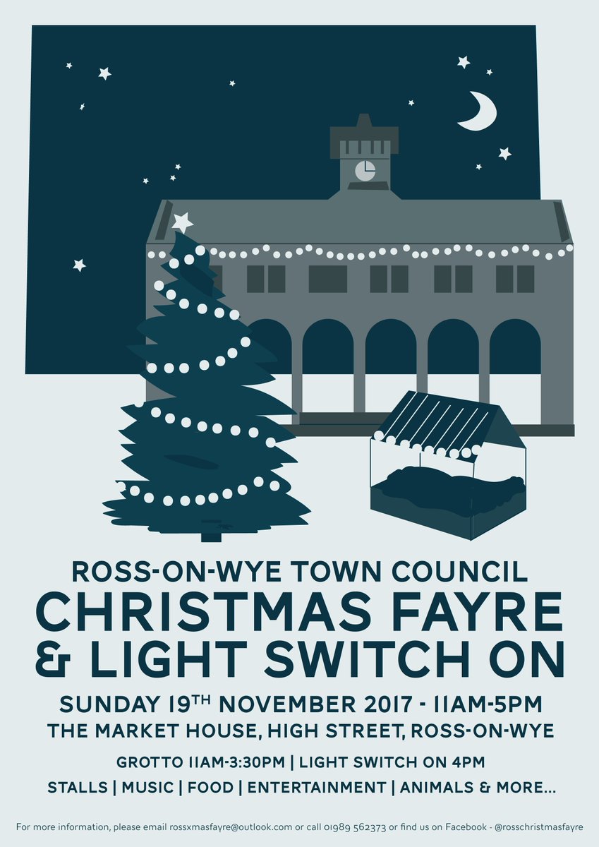 cazzlebrook's tweet photo. Make sure you come along to the Christmas Fayre this year, there will be lots of fabulous stalls as ever. I'm there again selling my wares so please come along &amp; say hi! @MadeInRoss will also be open all day as usual too, packed full with eclectic gifts from our talented bunch. https://t.co/KA3JUIjkUu