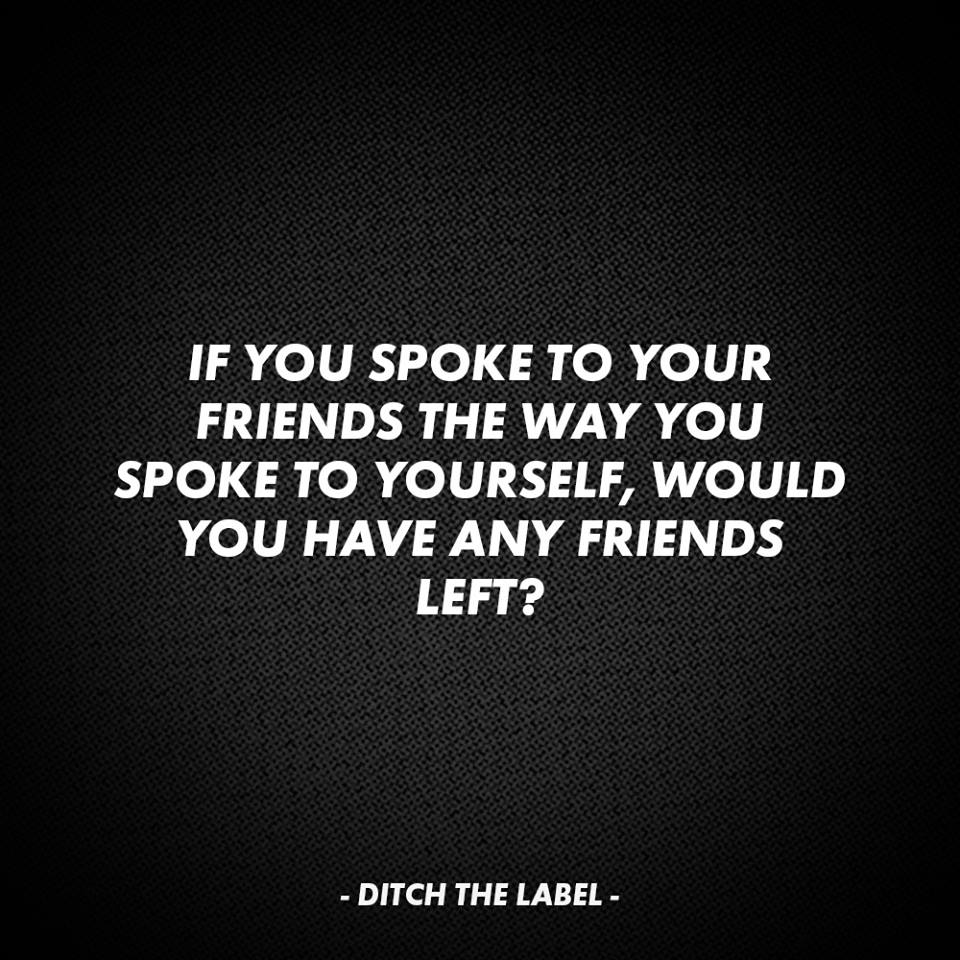 In time for #AntiBullyingWeek, think about it.