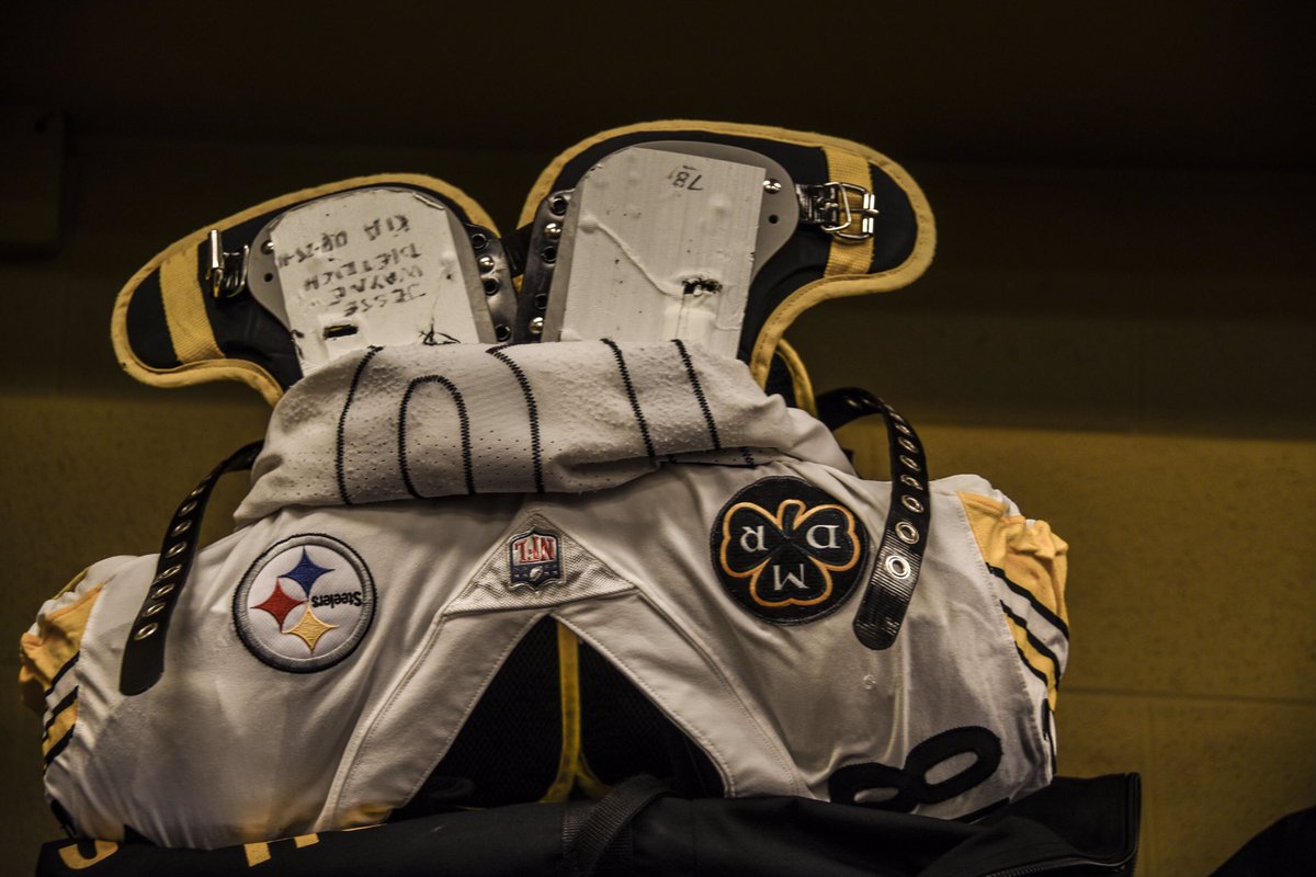 steelers's tweet photo. Set up and ready to go. https://t.co/YfuYlJ2oLY