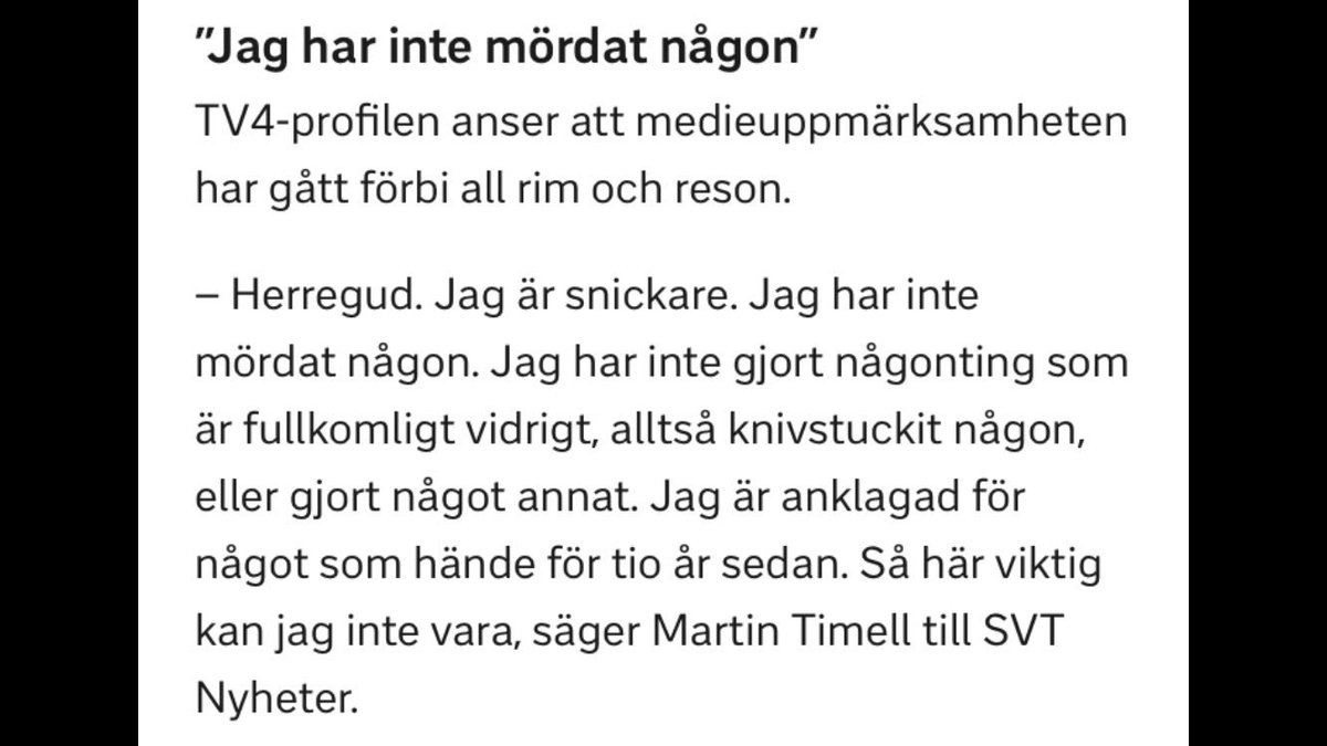 MalinLjungblom's tweet photo. År som går gör inte handlingen mindre avskyvärd. Våldtäkt är en kniv in i någons hjärta, sinne och hela dess väsen. Tvi för osmakligt uttalande. #meeto #martintimell https://t.co/0MUBupW5FZ