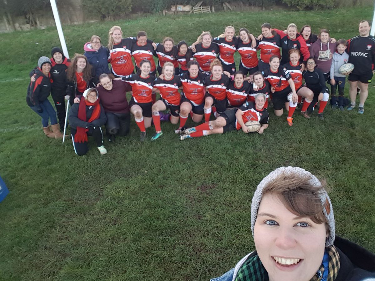Another Win for the Women. 49-12. #proudofthesegirls #thisgirlcan #rugbywomen #cheekyselfie