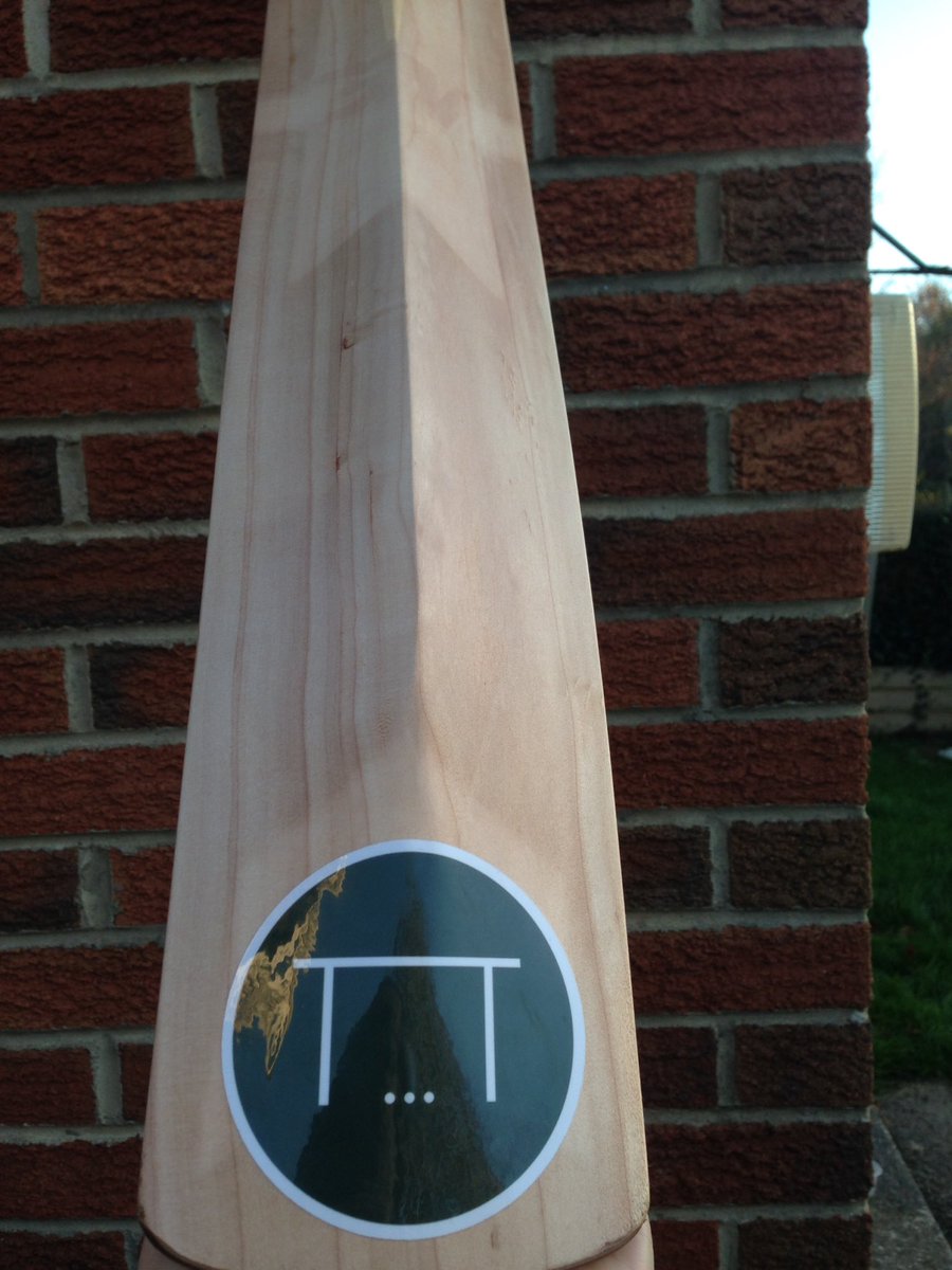 colegate78's tweet image. After refurbishing my bat, these @twentytwo_yards stickers are the cherry on top #TeamAli