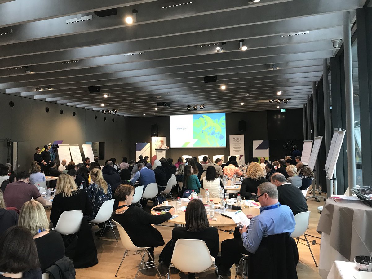 AngelaRuggiero's tweet image. Awesome 👏 8th IOC International Athletes Forum in Lausanne- over 100 global athlete reps talking athlete rights and responsibilities in sport  #Athlete365 #iocac