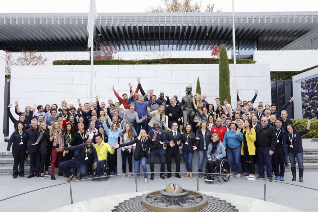 AngelaRuggiero's tweet image. Awesome 👏 8th IOC International Athletes Forum in Lausanne- over 100 global athlete reps talking athlete rights and responsibilities in sport  #Athlete365 #iocac