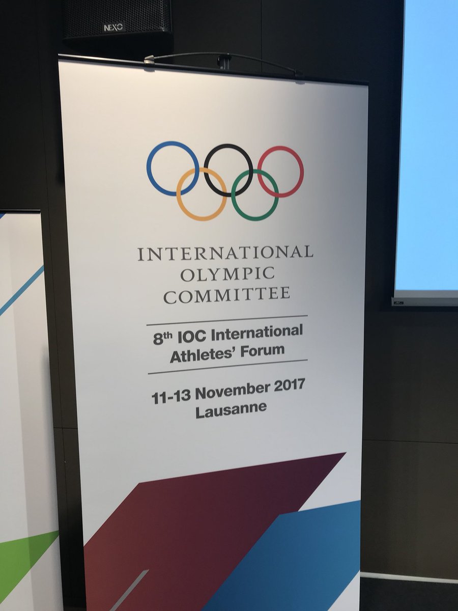 AngelaRuggiero's tweet image. Awesome 👏 8th IOC International Athletes Forum in Lausanne- over 100 global athlete reps talking athlete rights and responsibilities in sport  #Athlete365 #iocac