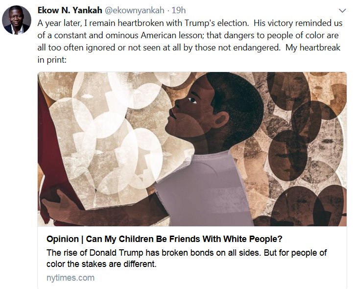 serr8d's tweet photo. "We're Sick of Racism"
...especially coming from professional #racialists employed by #NeverJournalists,
who 'make a living' from keeping over-hyped #racism alive and well.
e.g. #NYTimes @NYTimes @ekownyankah...
#FollowTheMoney https://t.co/m4FpLV7OxJ