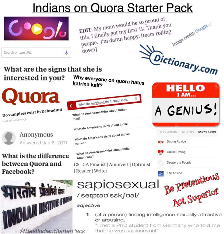 Quora on many indians Indians on