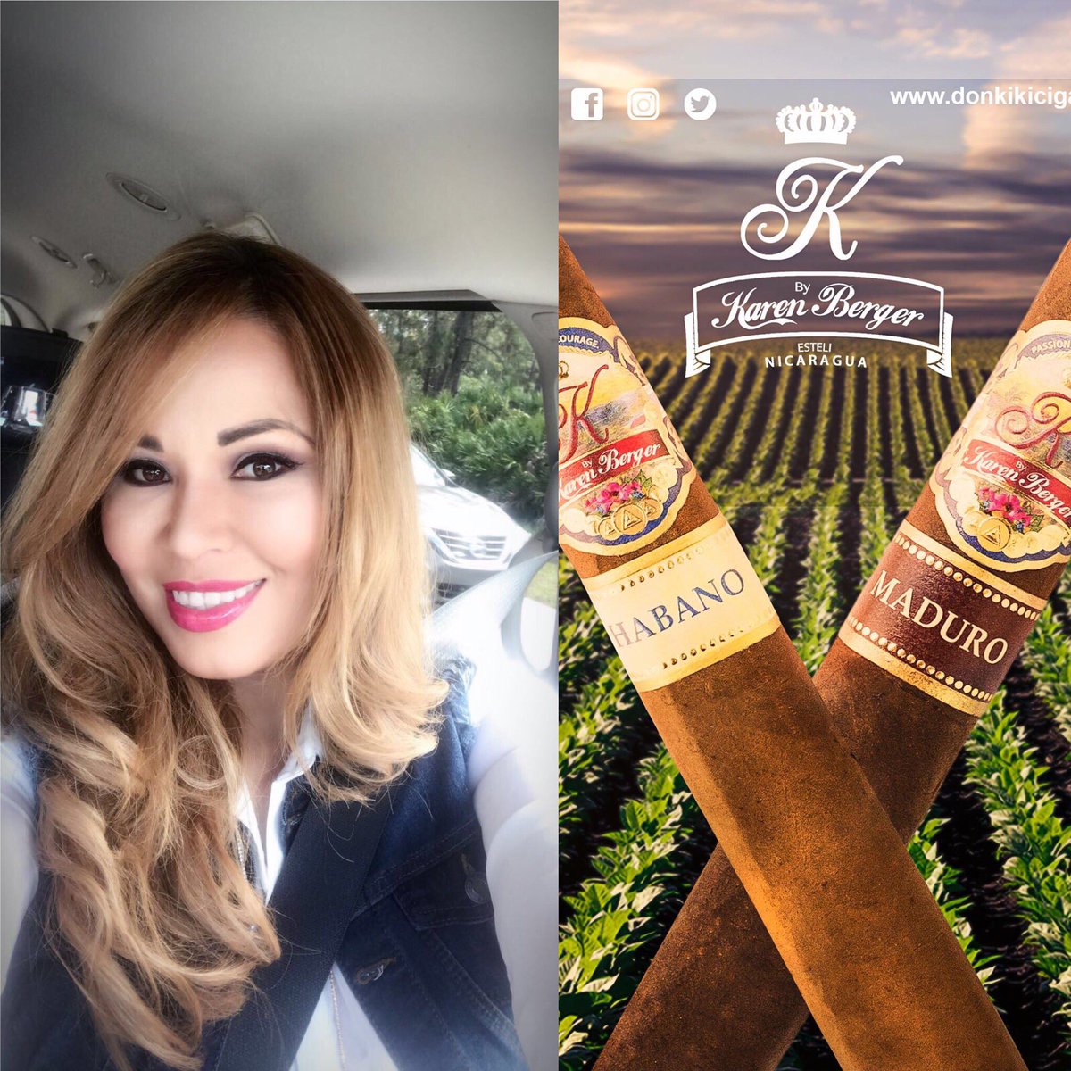 DonKikiCigar's tweet photo. HAVE A BEAUTIFUL AND BLESSED DAY#SOTL #BOTL #Ksunday #Kfunday Every day is a #KEveryday! Kar #KbyKarenBerger Premium Cigar Brand! https://t.co/KBdrlLQUL7