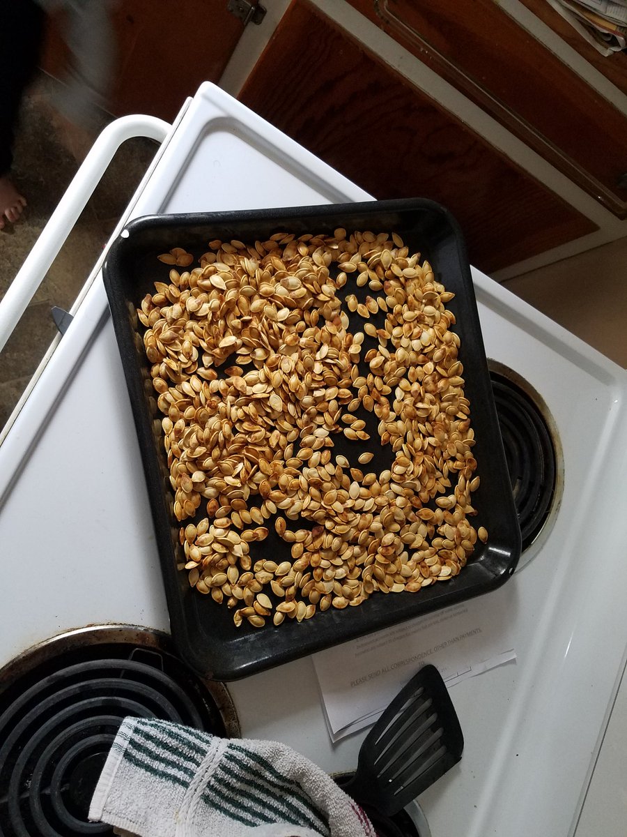ChrisZarle's tweet photo. Finally pumpkin seeds! https://t.co/VtP4TIU7iD