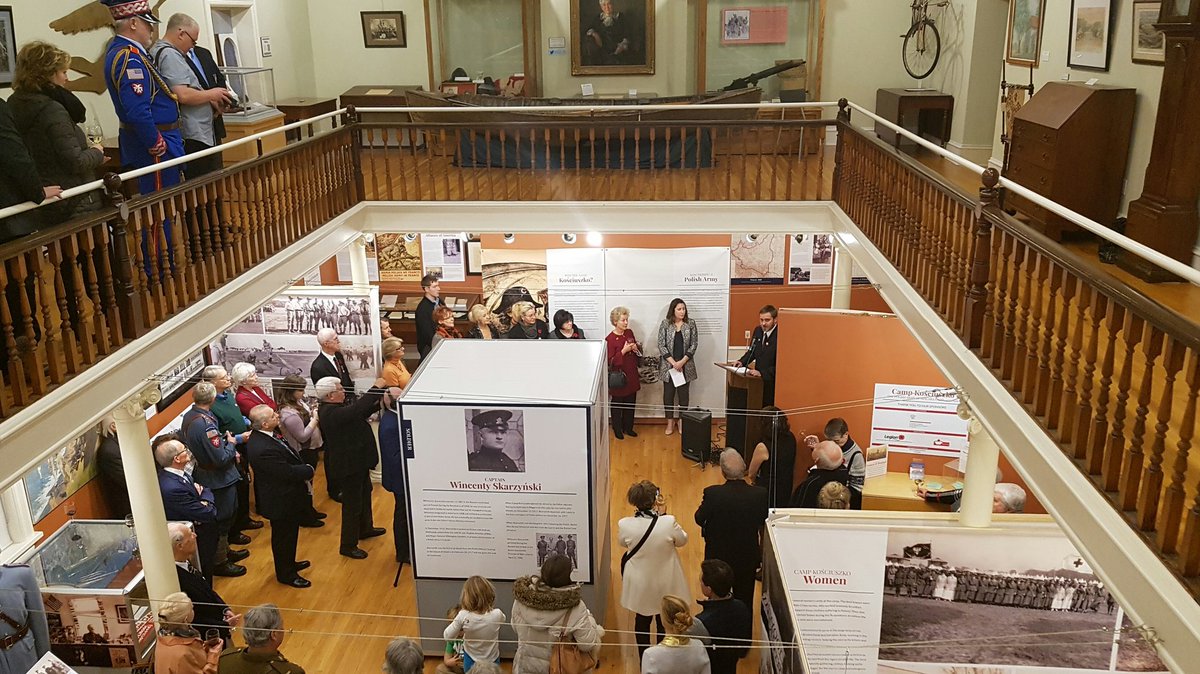 PLinToronto's tweet photo. #CampKosciuszko100 exhibition opened @NHS_Museum on PL #IndependenceDay. Will be on display until Nov 11, 2018 #Niepodlegla https://t.co/LCZJina99r