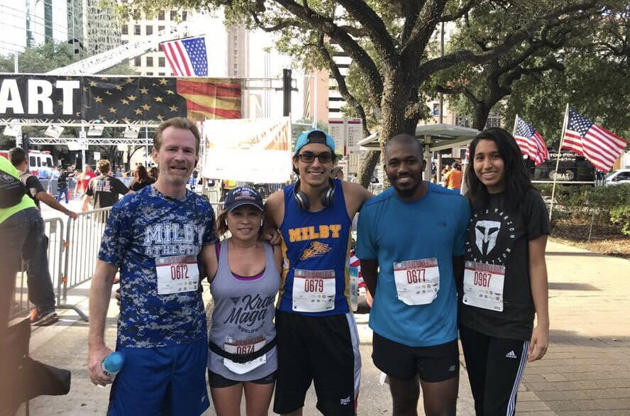 MilbyHighSch's tweet photo. Congrats to #TeamMilby for completing the 9/11 Heroes Run! A special SHOUT OUT to art teacher Floyd Mayne for taking 5th place out of almost 700 runners! https://t.co/oyOPqHFVmz