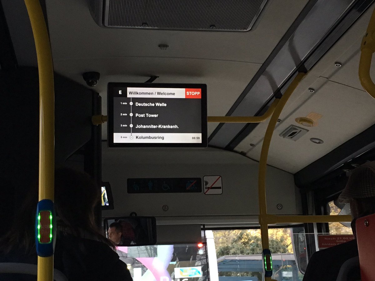 HCelikyay's tweet photo. #Bonn'da toplu ulaşımı kullandık.Ne kadar #akıllılar:) inceleme fırsatı oldu. @ietttr den öğrenecekleri çok şey var:) #SmartMobility https://t.co/P3kZl2COPi