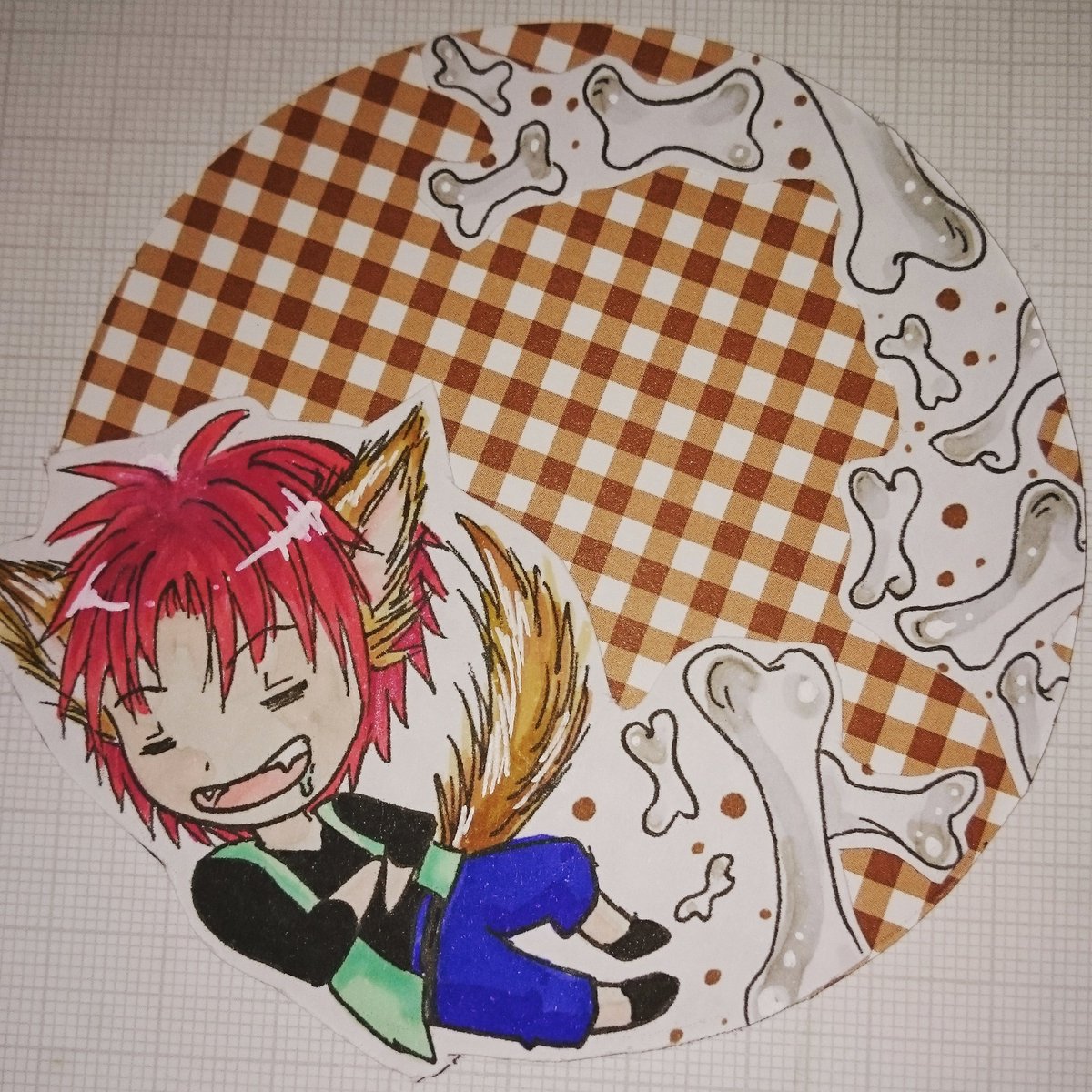 L_Lazybone's tweet photo. 😊

#Manga #dog #chibi #ginjika #anime #rounded #peace https://t.co/2B8szzgtrG