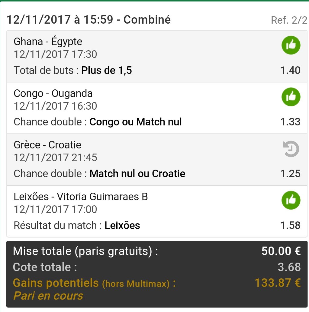 KarlPronos's tweet image. Putain, je suis deg. Je suis en train de faire passer un combiné super sympa, mais j'ai complètement zappé de le partager....