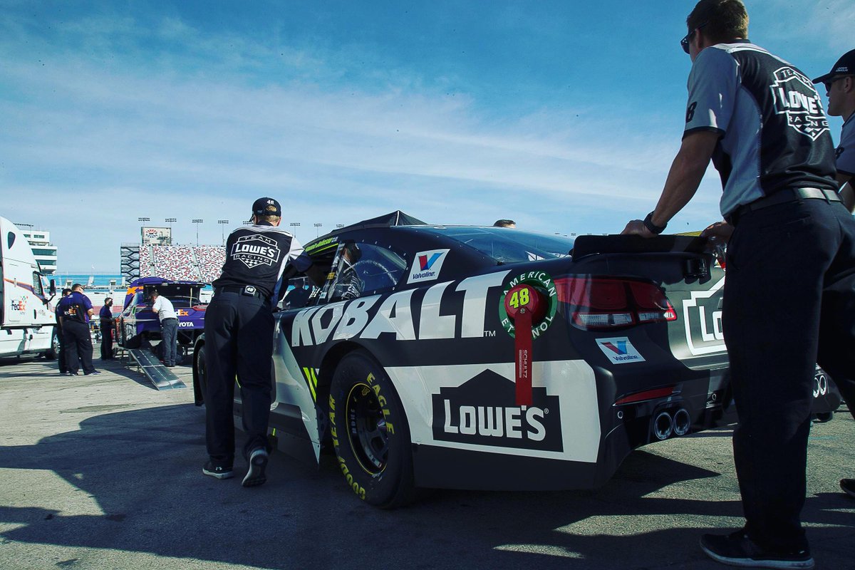 It's not always a race to the finish line, but when it is, no one goes faster than Jimmie. Good luck 48 <a href="/JimmieJohnson/">Jimmie Johnson</a>