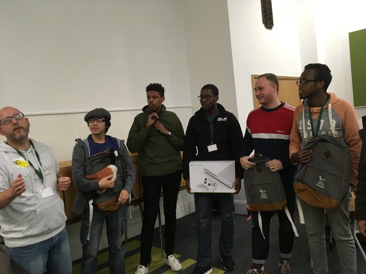 hacksmiths's tweet image. Nathaniel won the Music For Youth prize at #AstonHack!