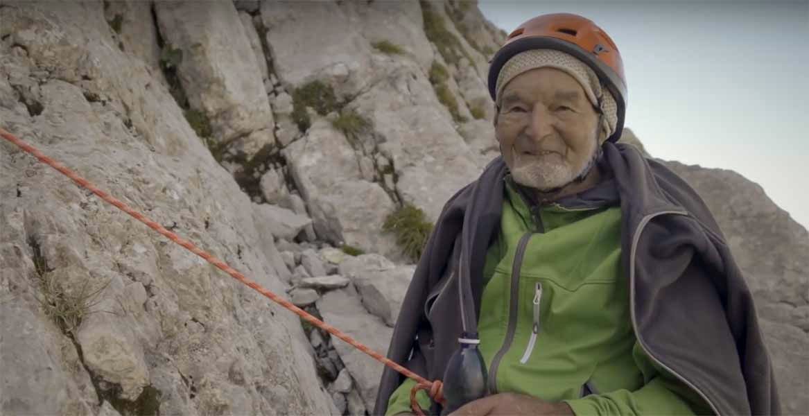 "I'm like everybody, I'm just a little more tired than the young people," says 94-year-old Marcel Remy upon summiting the 450-meter Miroir de l'Argentine in western Switzerland. buff.ly/2mhjswE