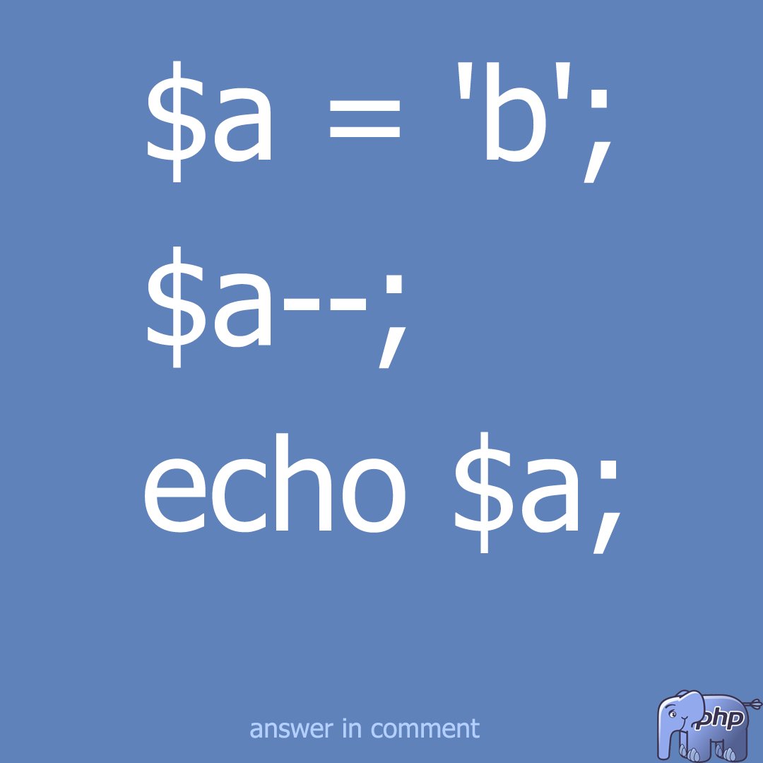 codeteaser's tweet image. Follow me on Instagram bit.ly/2zAKior
#writephp #phpbeginner #phpdev #phpdeveloper #phpdevelopers #phpcanbetough