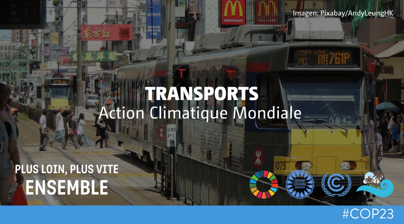 CCNUCC's tweet photo. L'Alliance pour la #Décarbonisation des Transports a été lancée @COP23 https://t.co/uw3Aw1SbCV https://t.co/NUl51raBgT