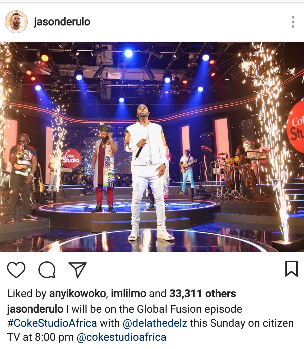 hotsecretz's tweet photo. #CokeStudioAfrica will be faya. Uliza Jason Derulo. https://t.co/CkQSW3Gpkb