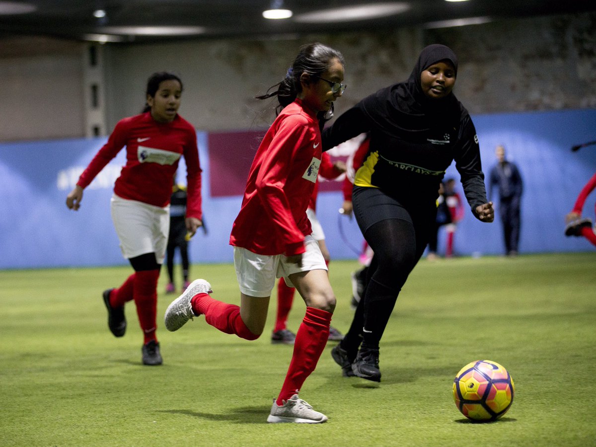 AVFCFoundation's tweet photo. ICYMI - A week of activities for #GirlsFootballWeek culminating in the new Girls Aston Schools League in partnership with @thePA_CT on Friday. Over 85 players from 11 schools taking part #PartOfTheRide https://t.co/FNN4zU2i2I
