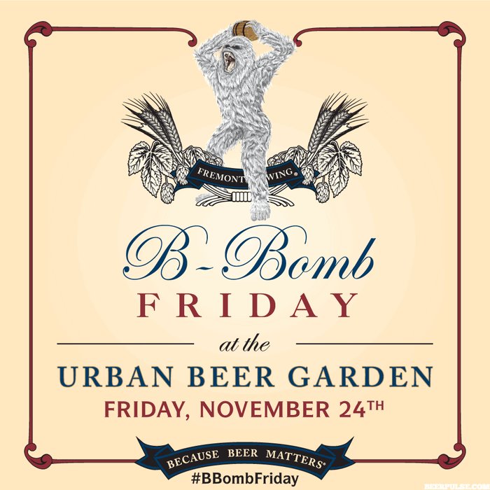 beerpulse's tweet photo. Fremont B-Bomb 2017 Black Friday release details announced
https://t.co/d7bz7l8YM5 #WAbeer #SEAbeer #fremontbrewing #bbomb @fremontbrewing https://t.co/ynLneVcjHV