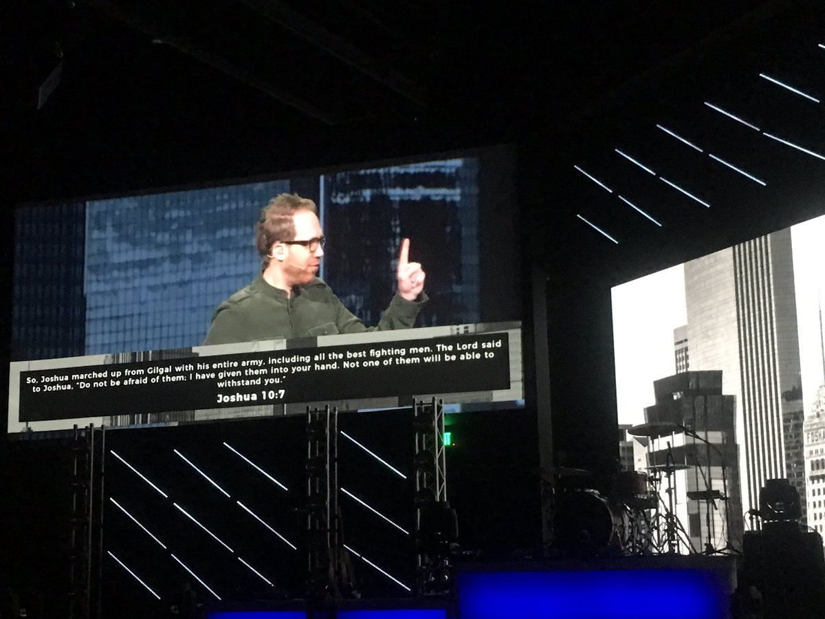 "You &amp; I serve a God who speaks about our current battles in the past tense" <a href="/PeterHaas1/">Peter Haas</a> <a href="/SubstanceMN/">Substance Church</a> #sunstandstill