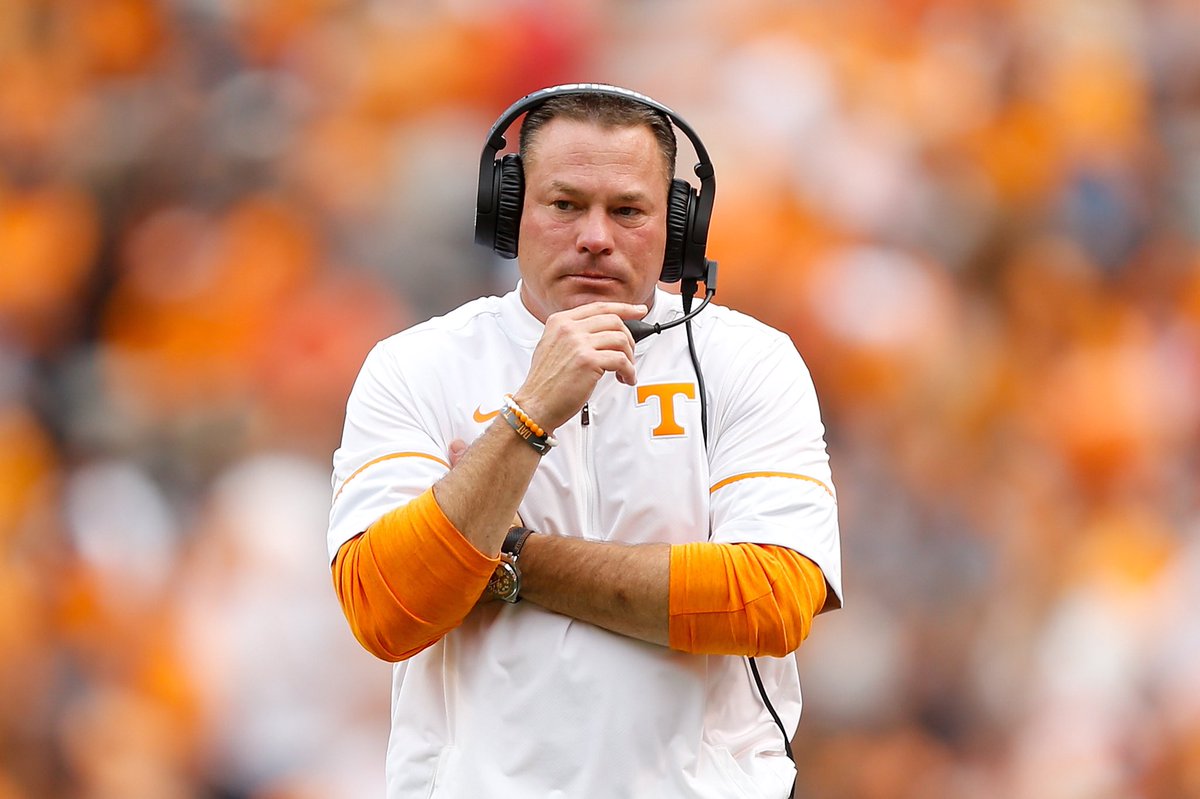 BREAKING: Butch Jones has been relieved of his duties as Tennessee head coach. Brady Hoke will serve as interim head coach.