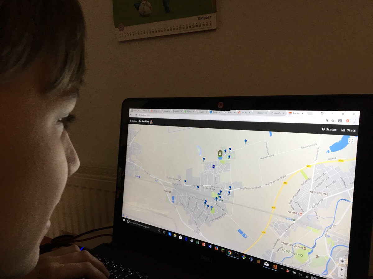 okoeth's tweet photo. We built our own custom #PokeMap for Gernlinden @maxgernlinden #PokemonGO https://t.co/bMBpN8l4TY