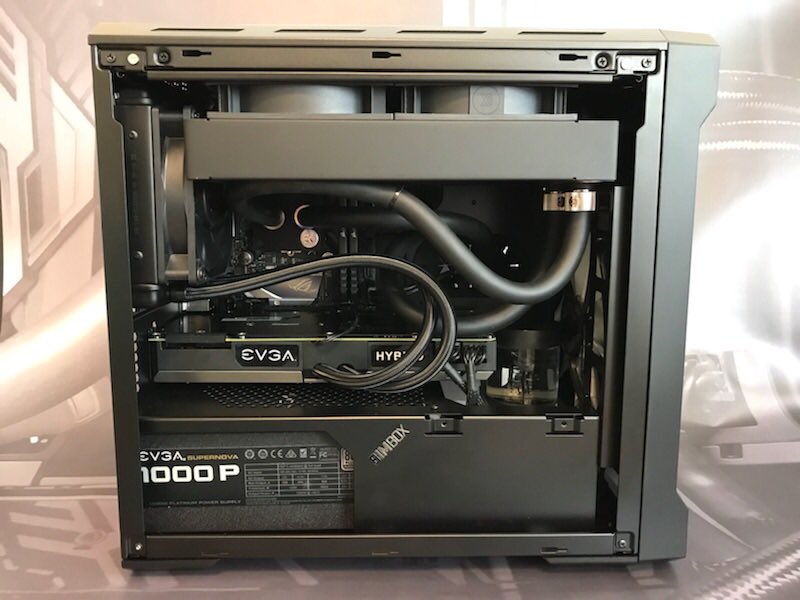 BIMBoxUSA's tweet photo. The NEW #StrykerLTX. Six cores at 5.0Ghz with a 1080Ti hybrid and DDR4 4200 RAM. Come see @ThePointAU https://t.co/jiGUFy9ON4