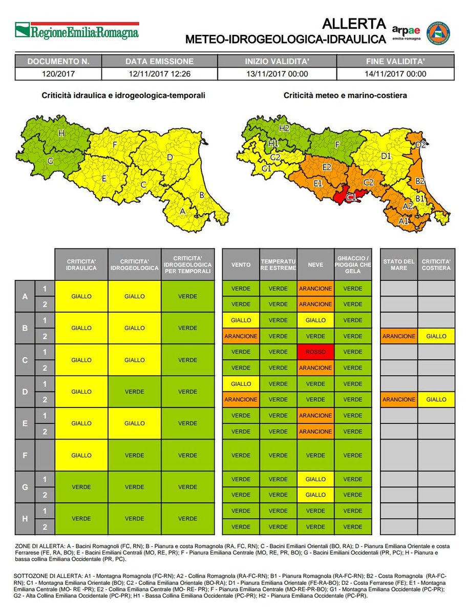 È stata emessa allerta meteo rossa per forti nevicate dalle 00.00 del 13/11 alle ore del 14/11.
Limitate gli spostamenti utilizzando mezzi dotati di pneumatici invernali e/o catene.
Tutte le scuole di ordine e grado saranno chiuse per la giornata di lunedì 13/11.