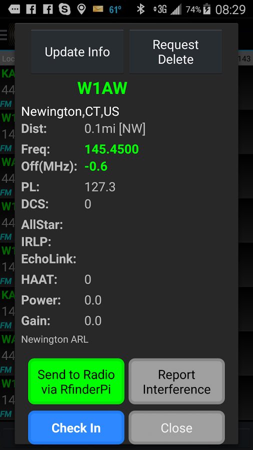 hamradiostar's tweet photo. With the RFinder there is no guessing. The radio will show you the nearby repeaters and adjust to its frequency settings with one click. Analog, Echolink, DMR. Forget about code plugs. 
Know more about RFinder: https://t.co/KCHiTV43Dv https://t.co/lWW5y1qV8T