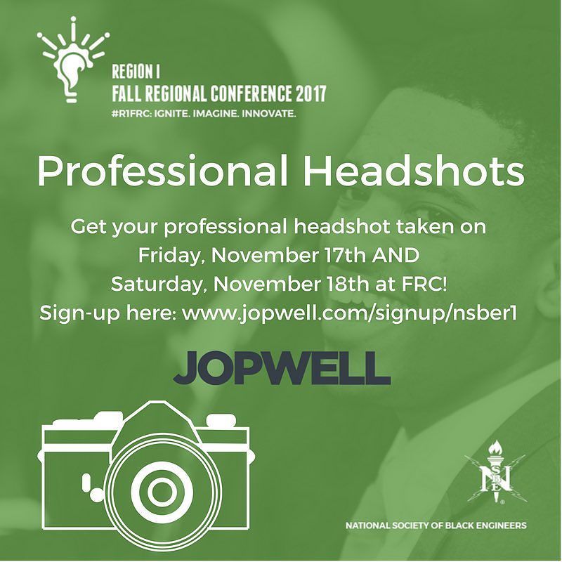 R1NSBE's tweet photo. Jopwell will be taking professional headshots at FRC. Use the link and sign up NOW! #R1NSBE #R1FRC #NSBE #R1FRC201… https://t.co/Jl75z4Wn2c https://t.co/OtdPXvq6yD