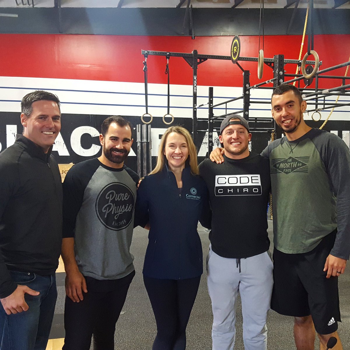 ReachUncharted's tweet photo. With our powers combined 😆 #getconnected #movebetter #feelbetter #upnation #fitfam #fitlife #crossfitter #weightlifter #codechiro #purephysio #connectedptw #mat #somuchknowledge https://t.co/SUFWPyWyiW