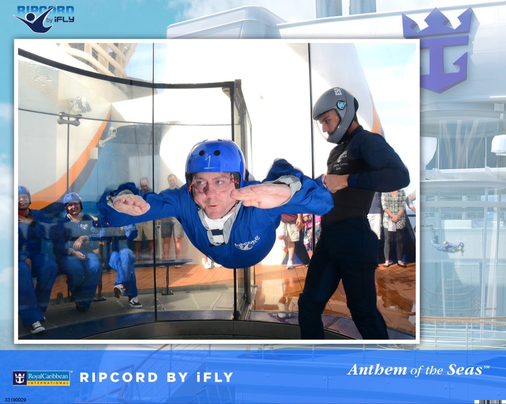 RossTravelAgent's tweet photo. Enjoying the #ExtraOrdinary activities onboard #AnthemOfTheSeas #iFLY #TeamTACruiseFromNYC #SeminarAtSea https://t.co/9cxWNXIWi8