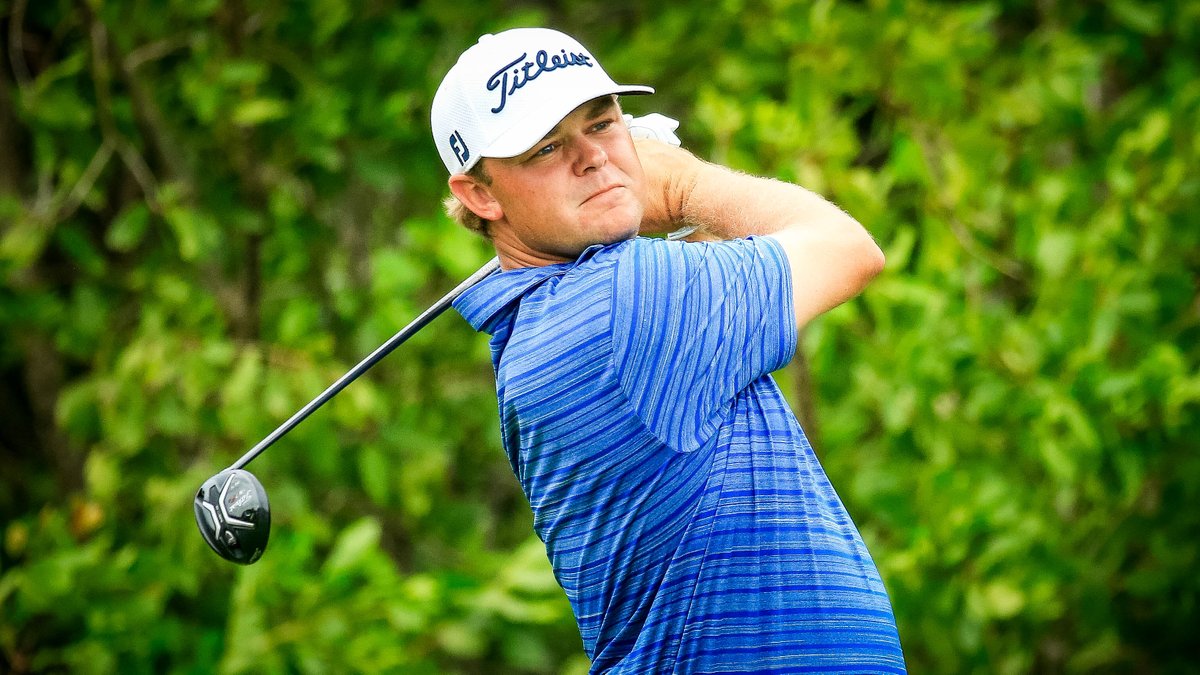 Titleist's tweet photo. Congratulations to Titleist Brand Ambassador @pkizzire on winning his first #PGATOUR title at the @MayakobaGolf! #TeamTitleist https://t.co/4sGNIJt0iE
