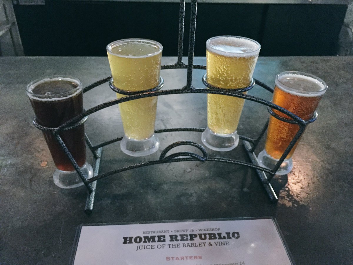 MarchetaG1's tweet photo. When in Rome....gotta try the local brew 🍻 #HomeRepublic https://t.co/UfnxFrL8Zp