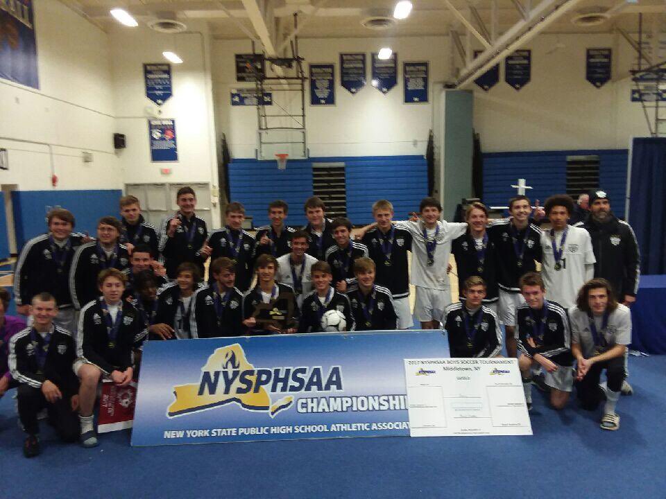 KenDrakeSports's tweet photo. Your 2017 Class "D" Boys Soccer @NYSPHSAA Co-Champions @ChazySoccer https://t.co/hdTOyZ9nQs