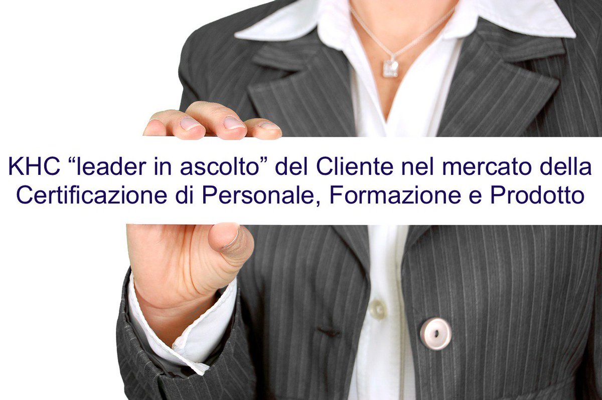 AngeloIngFreni's tweet photo. Essere Leader in ascolto in Italia significa per @infoKHC contribuire con la sua Certificazione del Personale, Formazione e Prodotto, allo sviluppo del Sistema Paese. KHC … ti ascolta. Parlare è un bisogno. Ascoltare è un’arte. https://t.co/IQfYQYndqd https://t.co/lios6voK5u