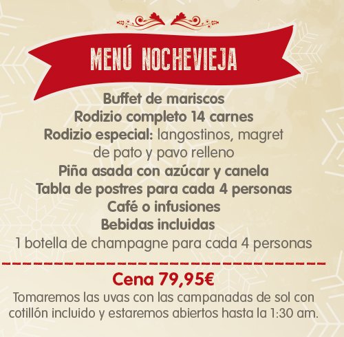 vilabrasiles's tweet photo. Aquí nuestra propuesta para estas Navidades. Más información y reservas...
📞 91 510 1020. #vilabrasil #madrid https://t.co/f9flbcrHoq