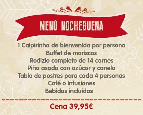 Aquí nuestra propuesta para estas Navidades. Más información y reservas...
📞 91 510 1020. #vilabrasil #madrid