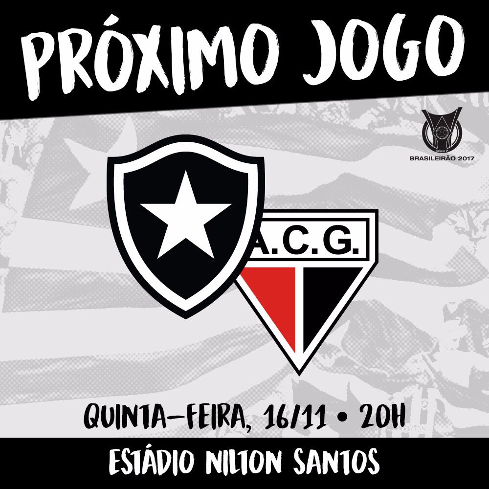 Próximo compromisso é quinta-feira, contra o Atlético-GO, no Nilton Santos. A luta continua! #VamosFOGO
