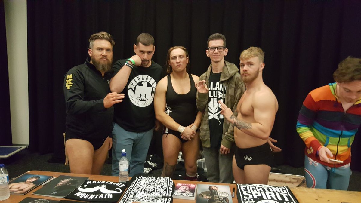 ADellanzo1's tweet photo. #WrestlerAppreciationThread Next up we've got British Strong Style @Tyler_Bate @trentseven and @PeteDunneYxB Great lads outside the ring and they deserve all the success that has been coming to them, plus they got @BSSgifs as well providing them bants https://t.co/jMbUzeG32r