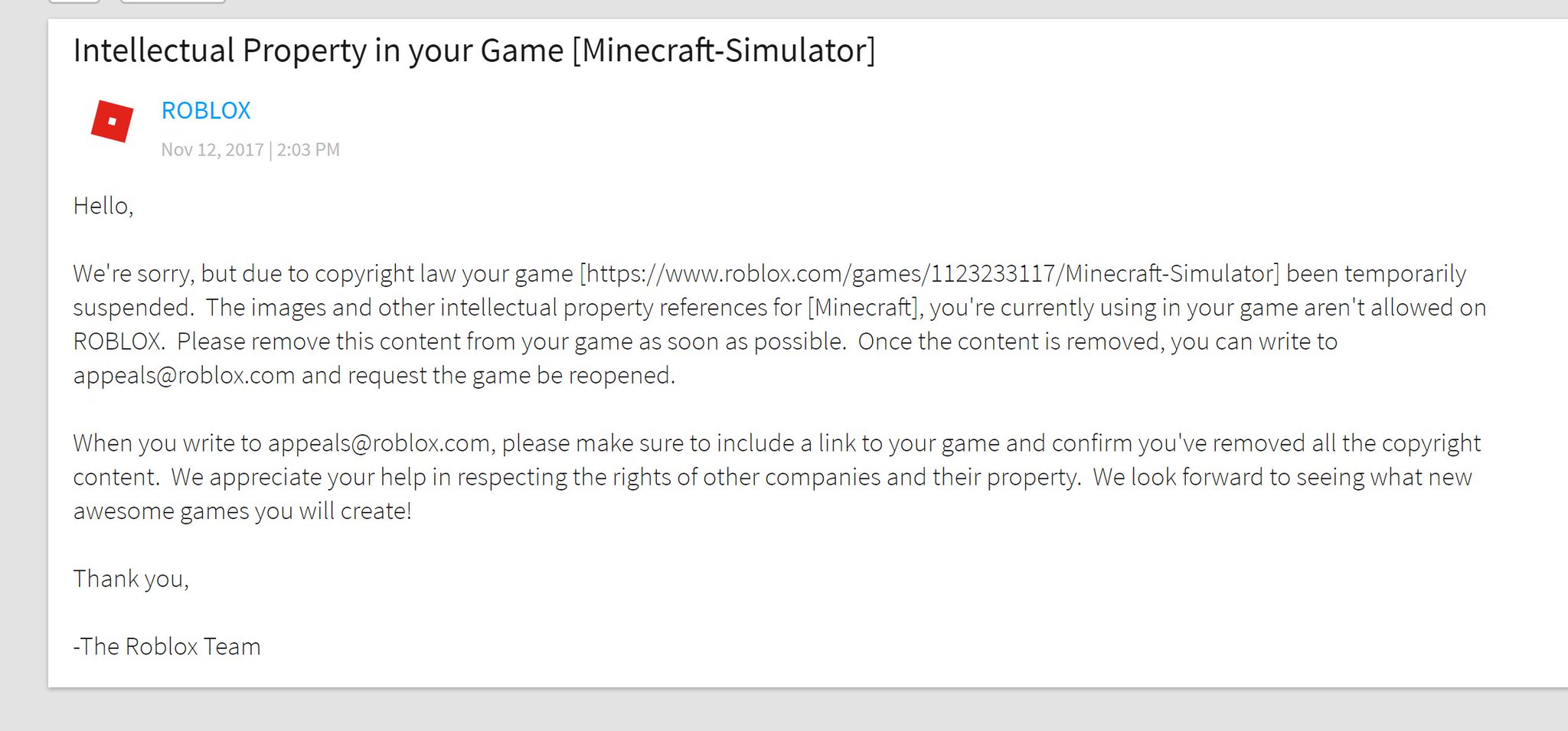 Rainway On Twitter It S Funny How Other Games Like Pokemon Brick Bronze And Cb Ro Can Get Away With Copyright But When It Comes To Roblox S Direct Competitor Minecraft They Ll Instantly Take It - are roblox games copyrighted