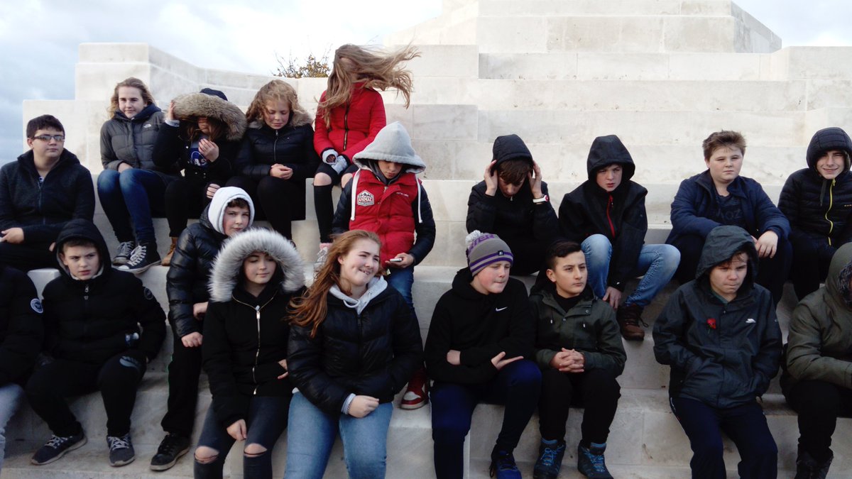 ScienceatNorton's tweet photo. Our excellent guide Tom giving the low down at the Tyne Cot cemetery #Battlefields2017 @NortonCollege @HumanitiesNC https://t.co/ndSNdV2kjU