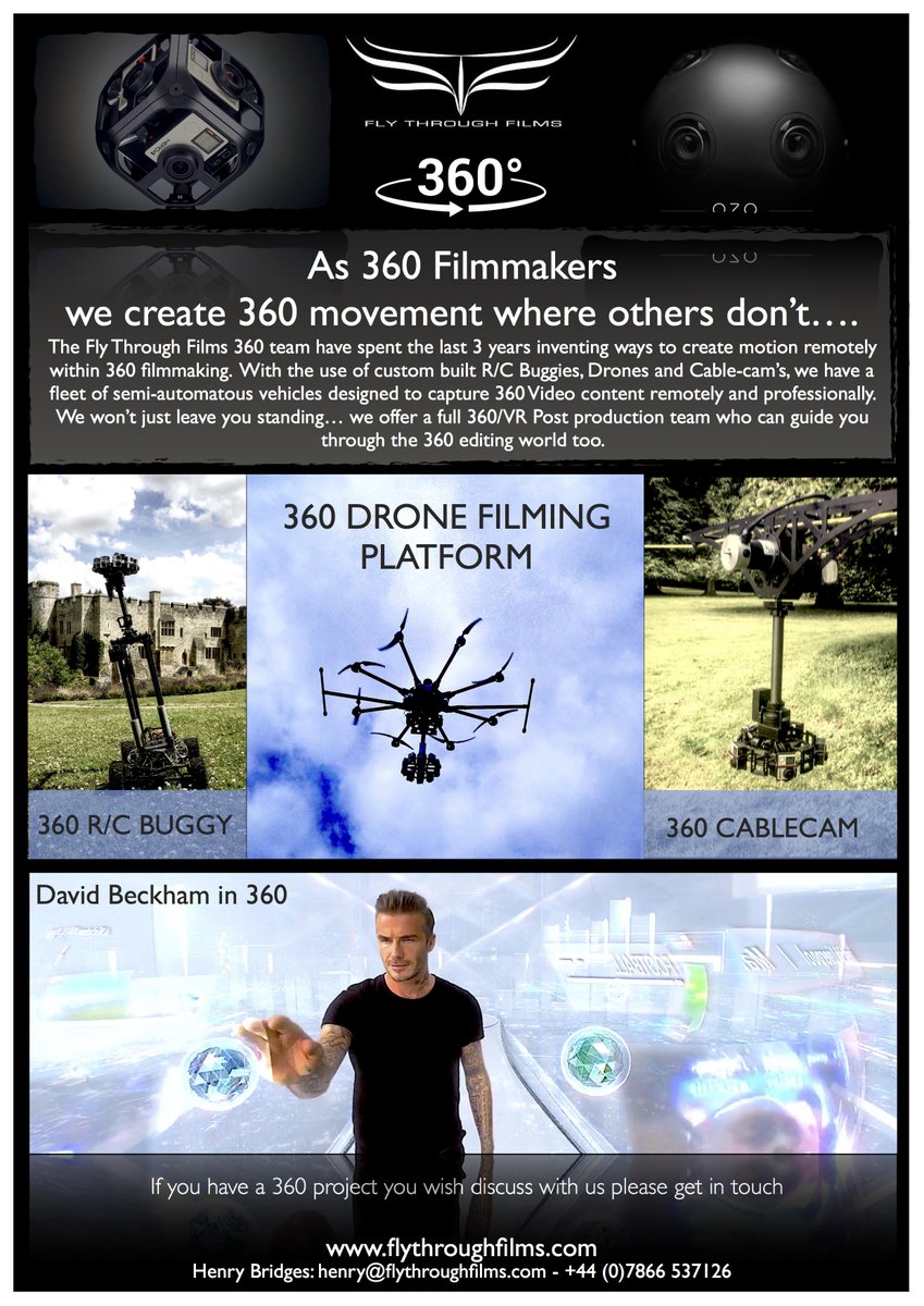 FlyThroughFilms's tweet photo. #360Videos #BestVideos360 #360gear #360VRVideoProfessionals
Contact us for a quote. https://t.co/O61JSss1Qk