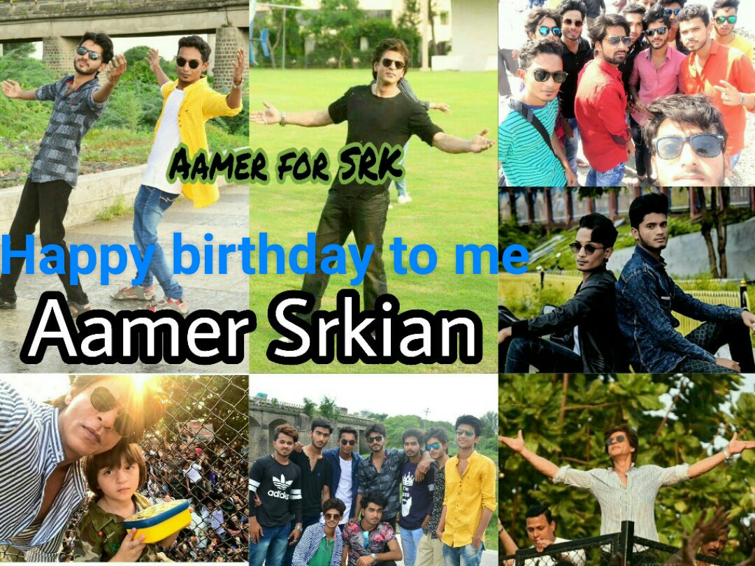 Happy birthday to me & Aryan khan &     