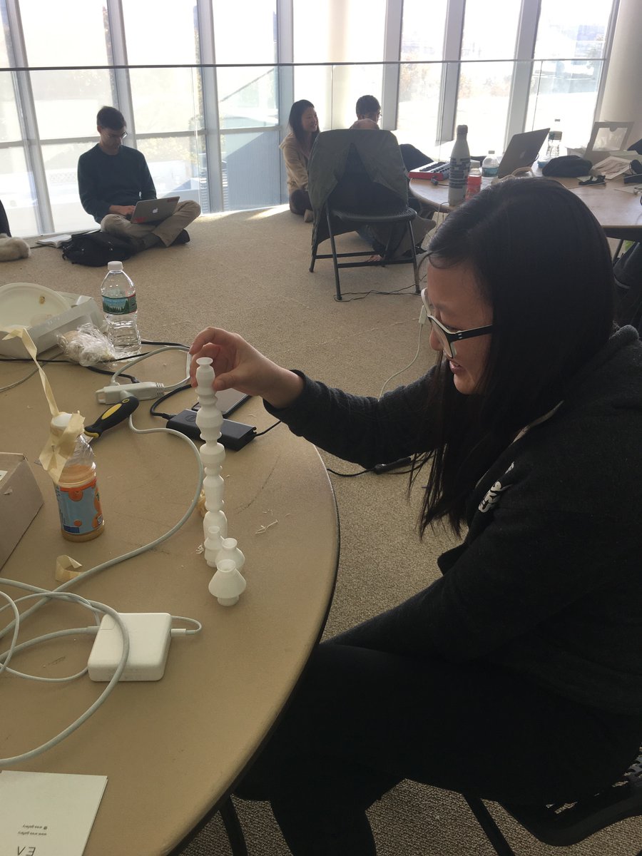 MITHackingArts's tweet image. Morning of the #hackingarts2017 hackathon hackers are hard at work exploring the arts