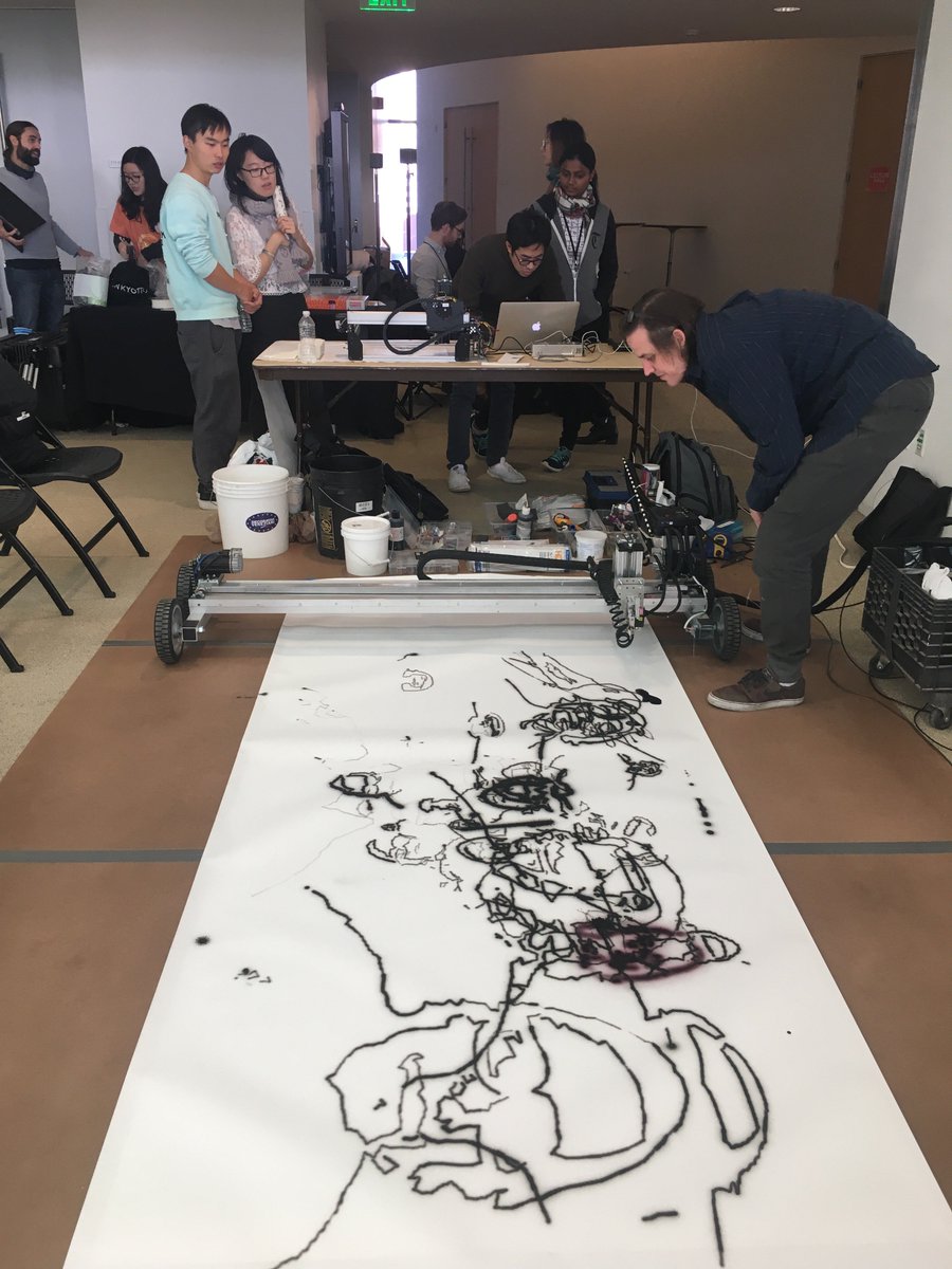 MITHackingArts's tweet image. Morning of the #hackingarts2017 hackathon hackers are hard at work exploring the arts